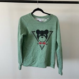 Profound aesthetic company printed bear sweatshirt